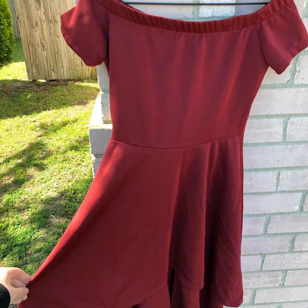 high low skater dress